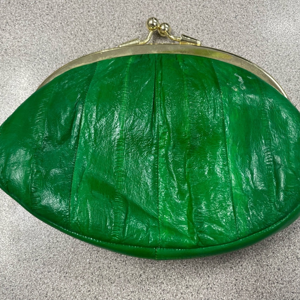 Vintage Lee Sands Eel Skin Coin Purse